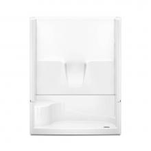 Aquatic AC003534-L-000-WH - 160344PS Alcove Shower