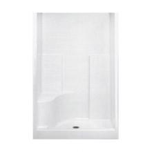 Aquatic AC003515-L-000-WH - 1483DTSM AFR Alcove Shower