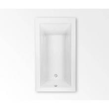 Aquatic AC003322-UNI-HSO-WH - Soco 7242 Drop-in Bathtub