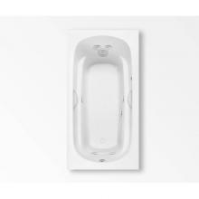 Aquatic AC003312-L-AWE-WH - Santa Clara Alcove Bathtub