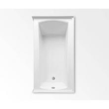 Aquatic AC003208-R-WPB-WH - Cooper 32 1X Alcove Bathtub