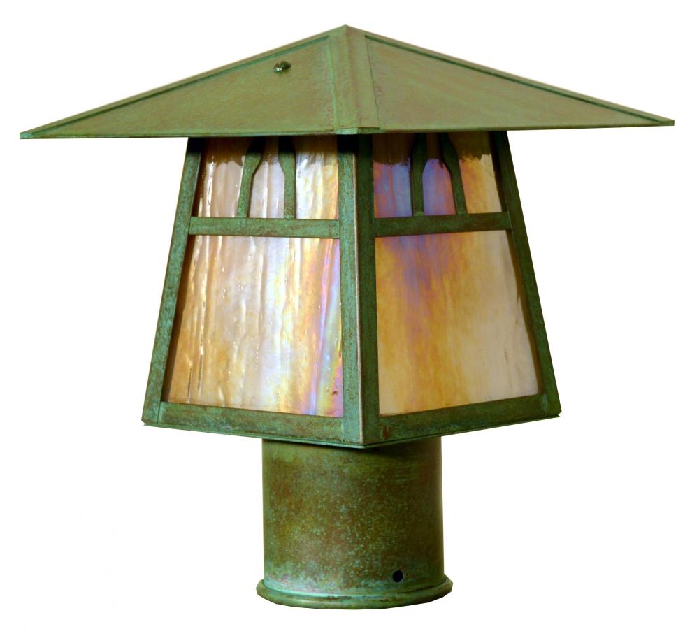 8&#34; carmel post mount with hillcrest overlay