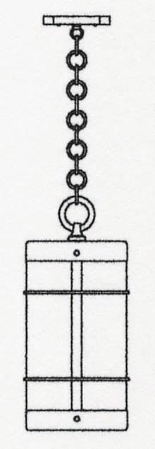 11&#34; valencia pendant no roof