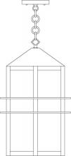 Arroyo Craftsman BEH-9OF-MB - 9" bexley pendant