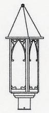 Arroyo Craftsman SGP-10CS-BZ - 10" saint george post mount