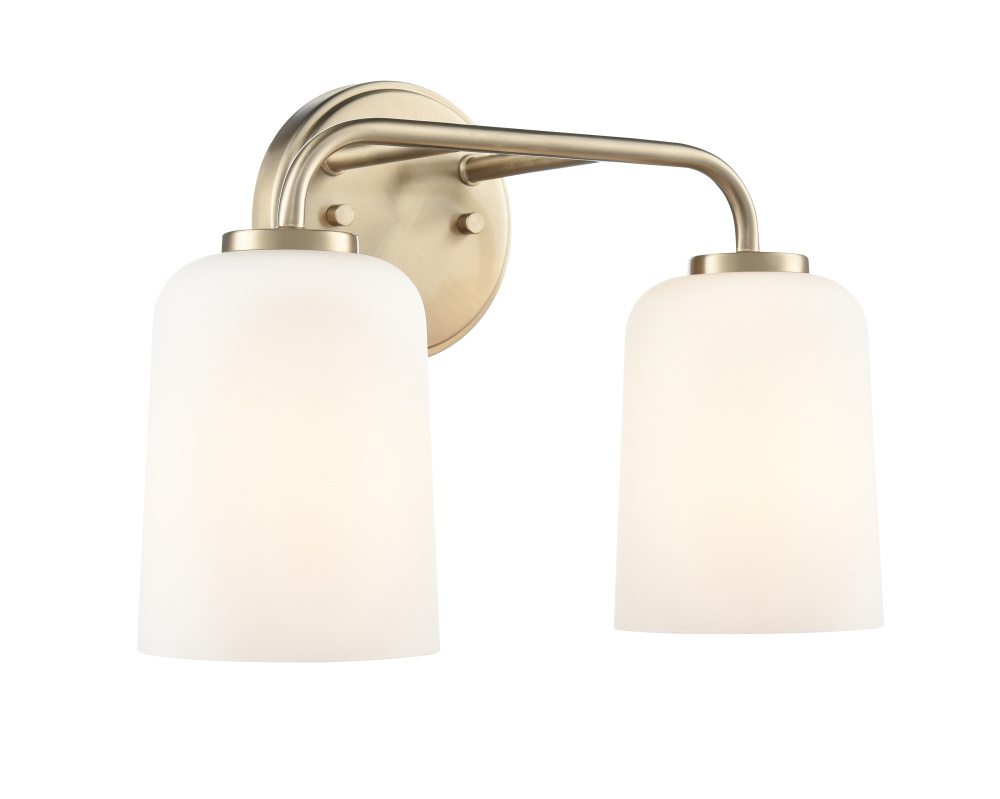Laphia 14&#34; Wide 2-Light Vanity - Modern Gold