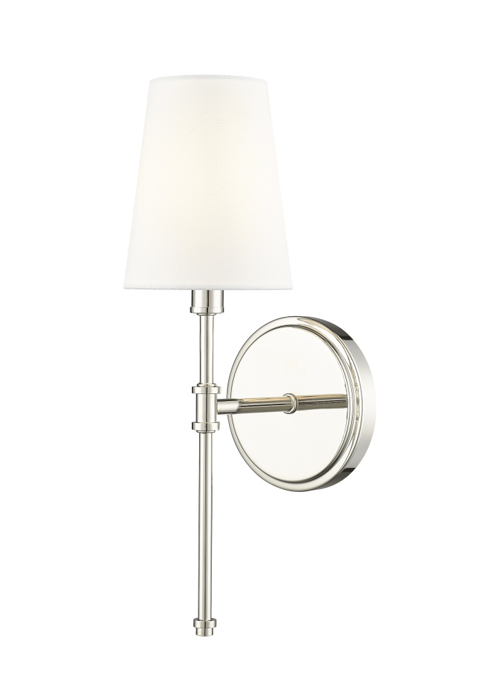 Adorra 15&#34; High 1-Light Wall Sconce - Polished Nickel