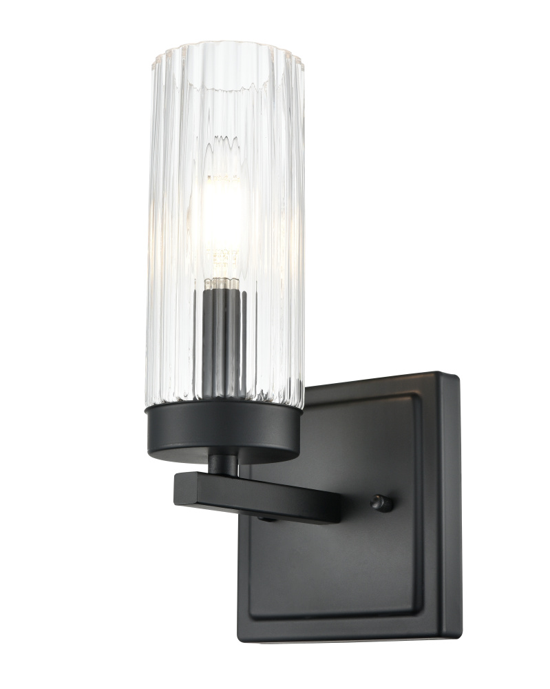 Iversen 5&#34; Wide 1-Light Vanity - Matte Black