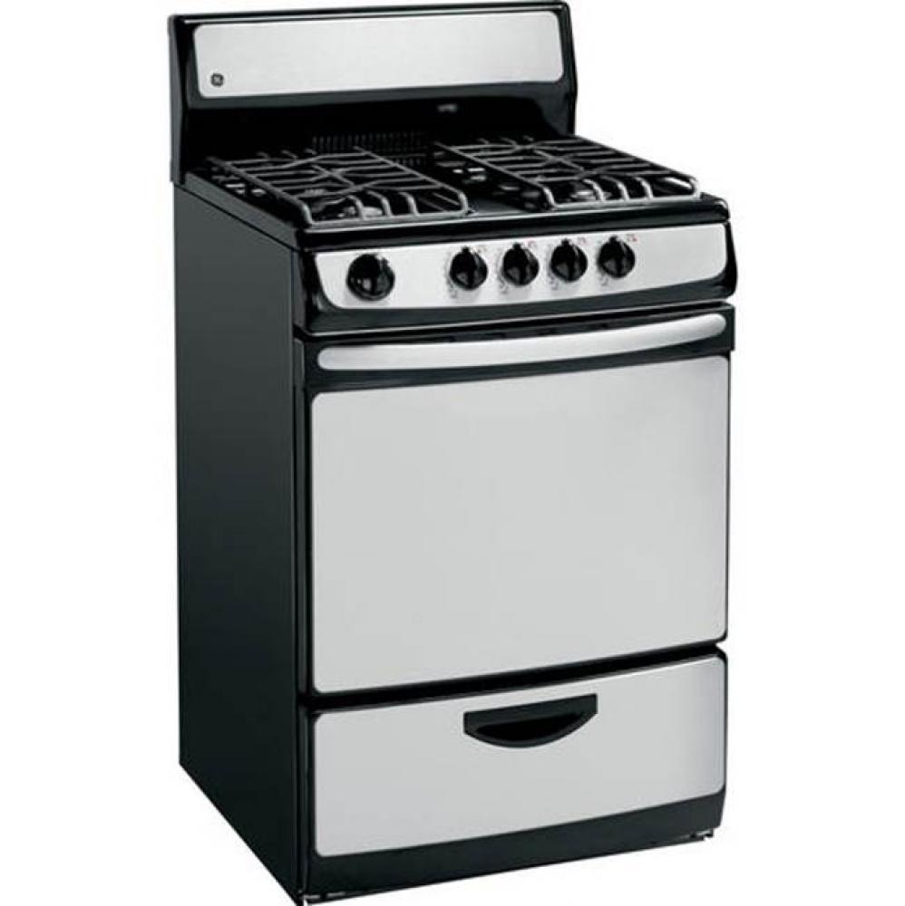 GE&#xae; 24&apos;&apos; Standard Clean Free-Standing Gas