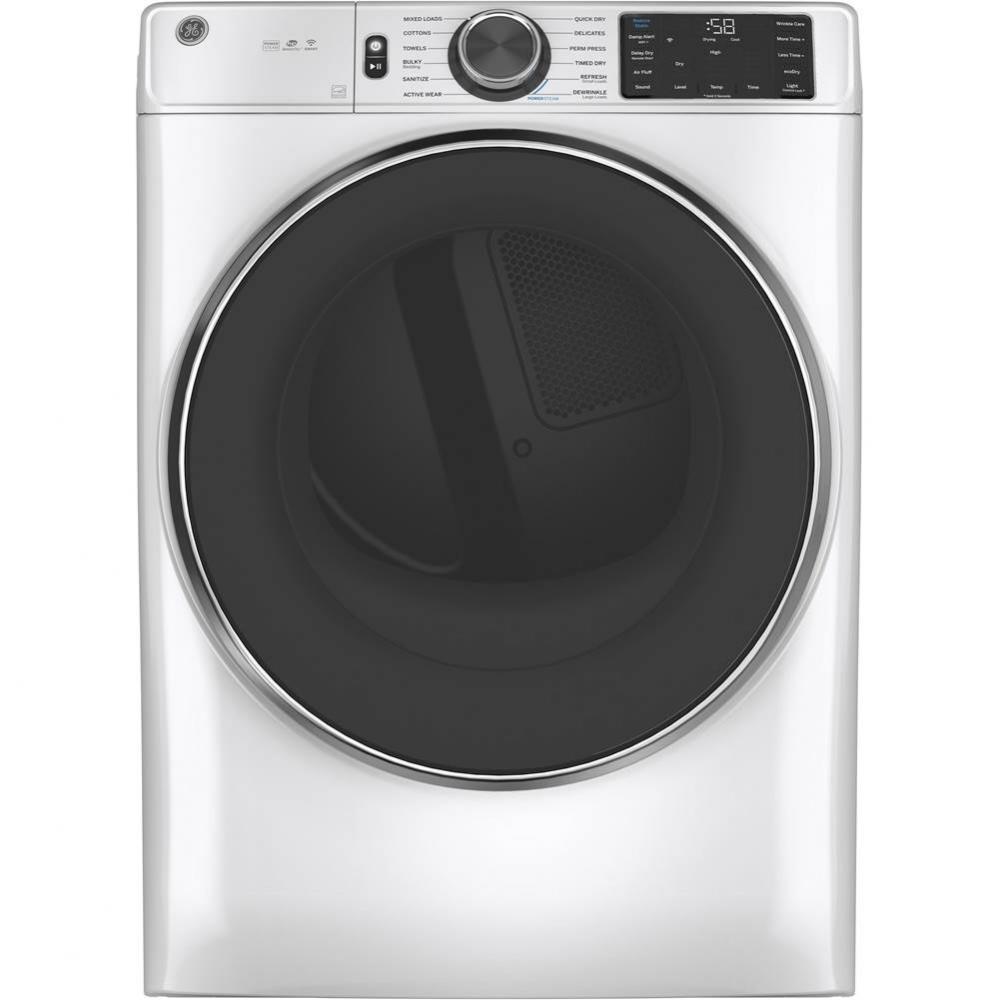 GE 7.8 cu. ft. Capacity Smart Front Load Gas Dryer with Steam