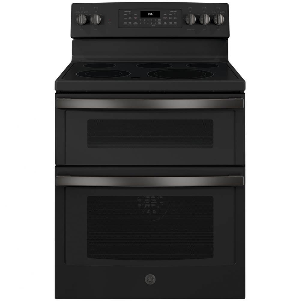 GE 30&apos;&apos; Free-Standing Electric Double Oven Convection Range