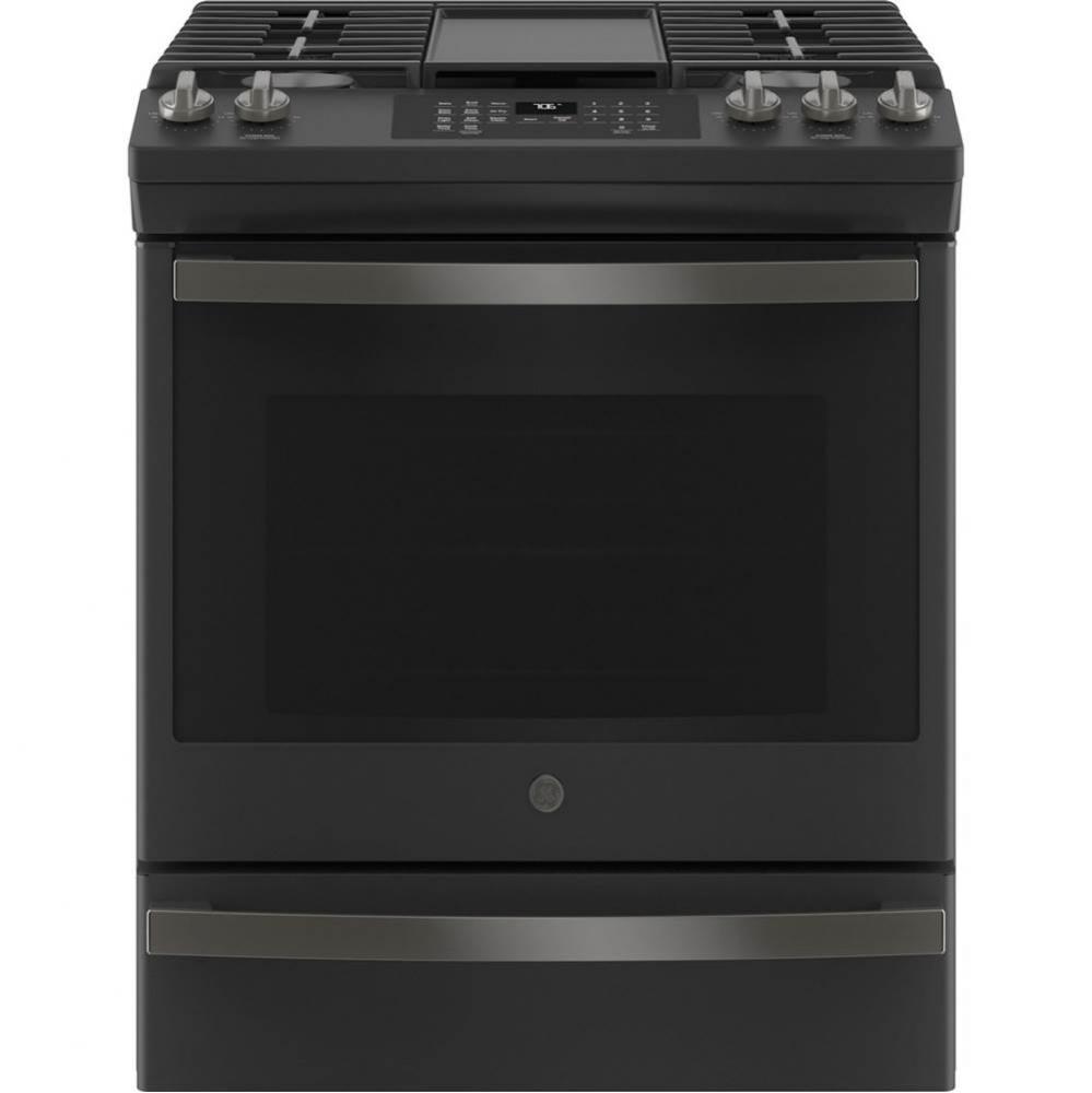30&apos;&apos; Slide-In Front-Control Convection Gas Range with No Preheat Air Fry