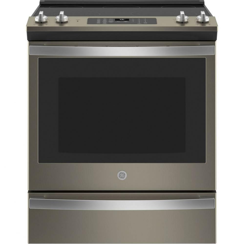 30&apos;&apos; Slide-In Electric Convection Ranwith No Preheat Air Fry