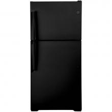 GE Appliances GTE19DTNRBB - GE ENERGY STAR 19.2 Cu. Ft. Top-Freezer Refrigerator