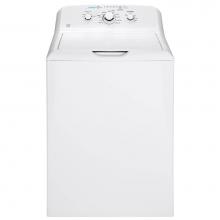 GE Appliances GTW335ASNWW - GE 4.2 cu. ft. Capacity Washer with Stainless Steel Basket