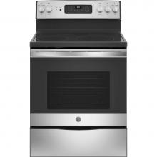 GE Appliances JB655YKFS - GE 30'' Free-Standing Electric Convection Fingerprint Resistant Range