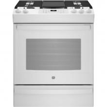 GE Appliances JGS760DPWW - 30'' Slide-In Front-Control Convection Gas Range with No Preheat Air Fry