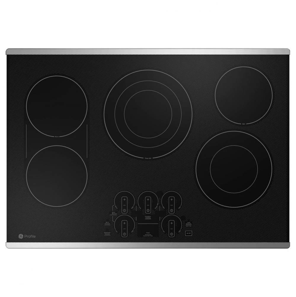 30&apos;&apos; WidthRadiant Cktp5 BurnersTch Cntrl3,000W Tri-Ring Power Boil ElementSync BurnersGo