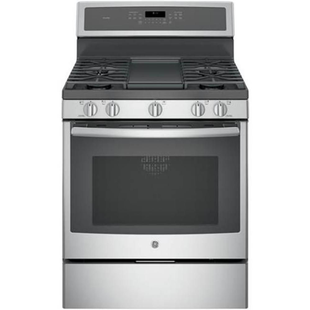 GE Profile 30&apos;&apos; Free-Standing Gas Convection Range