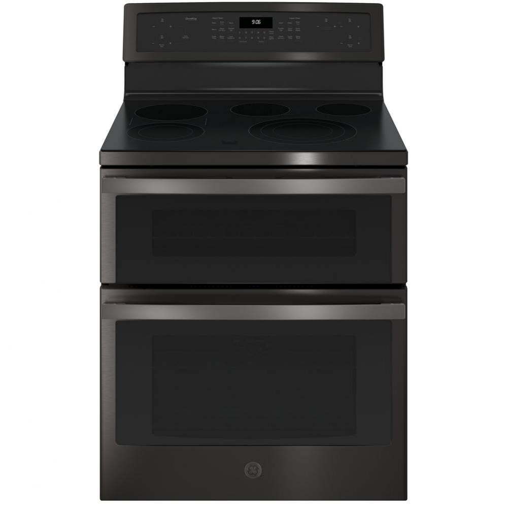 GE Profile 30&apos;&apos; Free-Standing Electric Double Oven Convection Range
