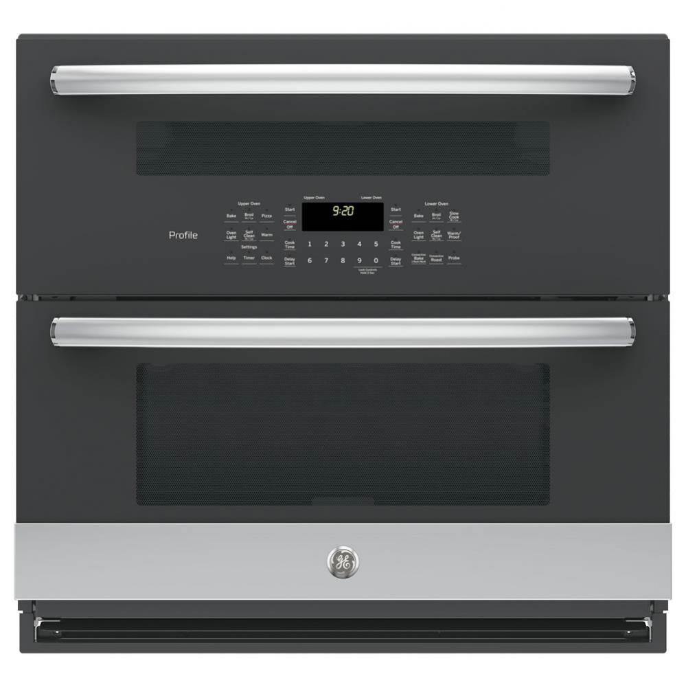 GE Profile 30&apos;&apos; Built-In Twin Flex Convection Wall Oven