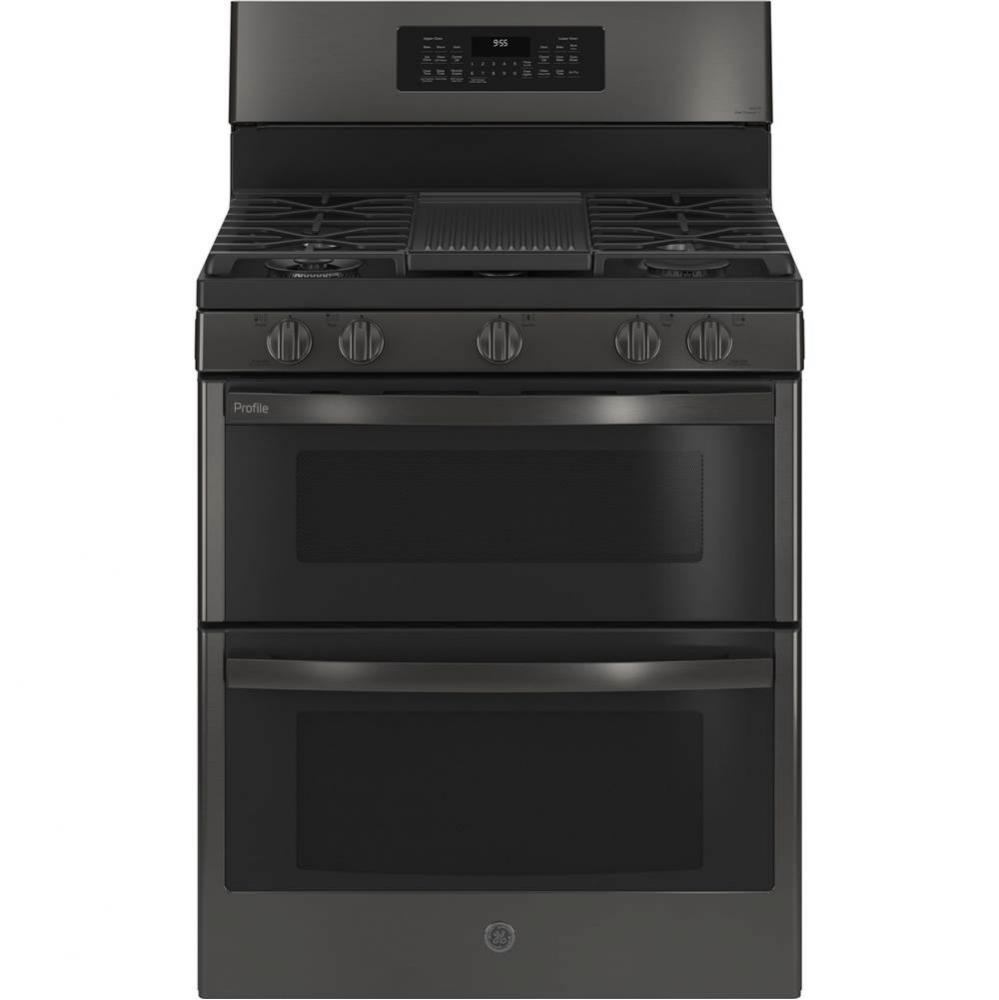 30&apos;&apos; Free-Standing Gas Double Oven Convection Range With No Preheat Air Fry