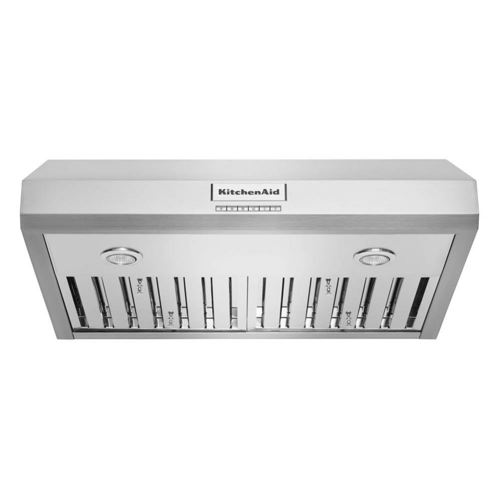 30&apos;&apos; Under Cabinet 600 Cfm Commercial Style Hood