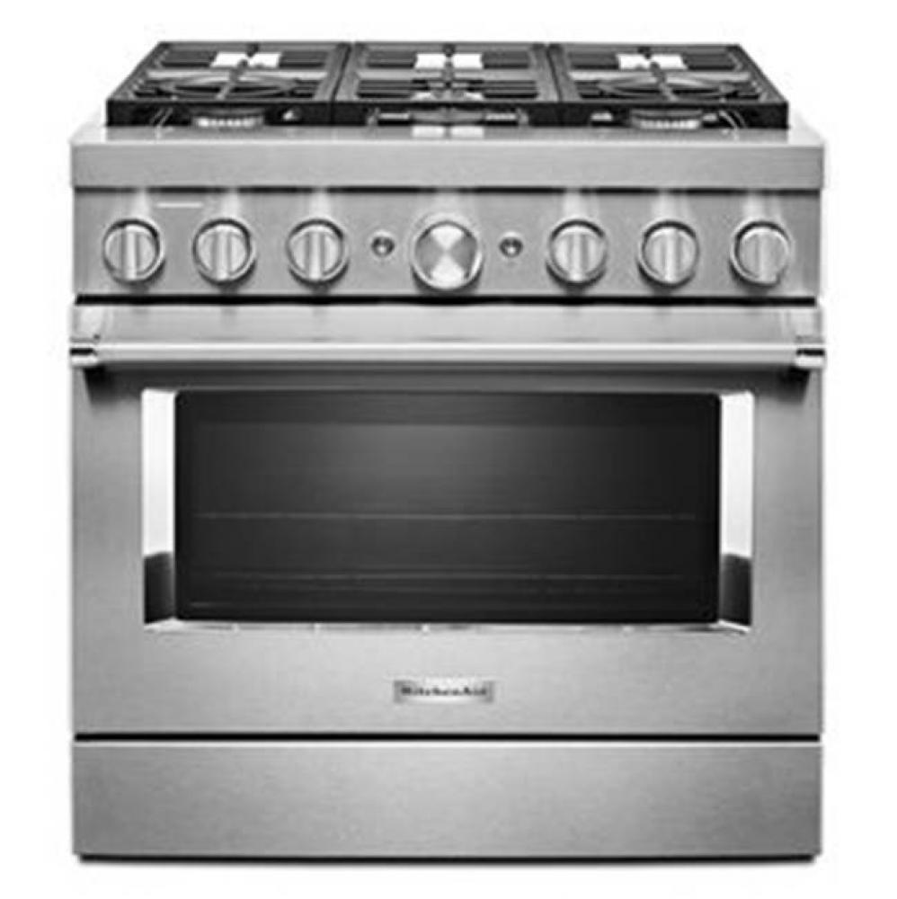 36&apos;&apos; Dual Fuel Commercial Style Range