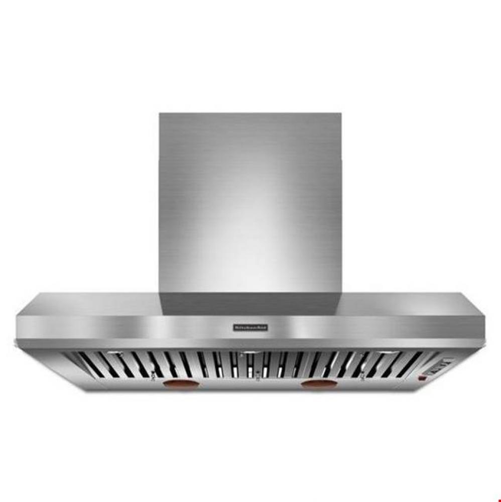 48&apos;&apos; Wall-Mount 600-1200 CFM Canopy Hood, Commercial-Style