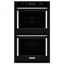 Kitchen Aid KODE507EBL - 27 in. Self-Cleaning Convection Conversion Built-In Electric Double Oven