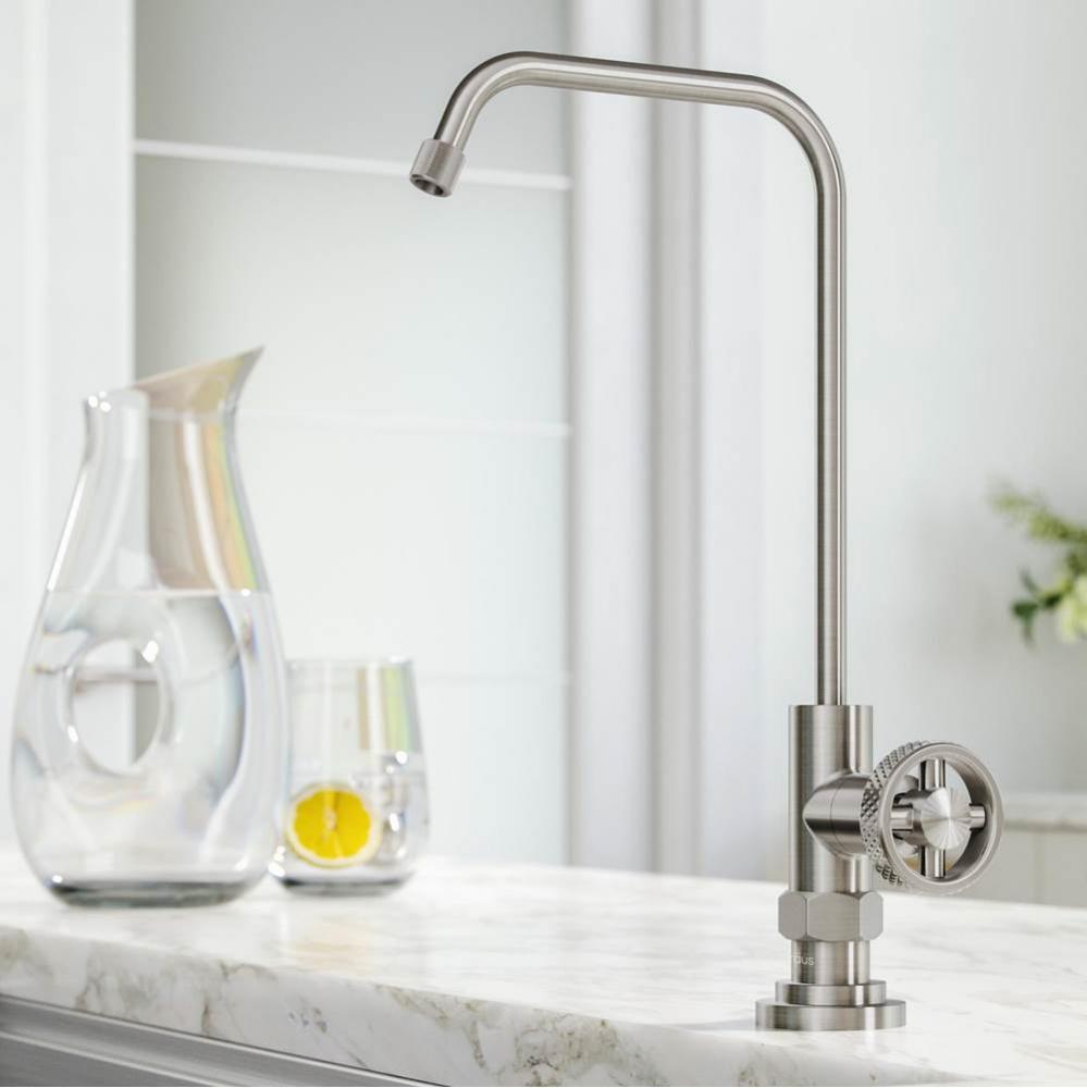 Urbix 100 percent Lead-Free Kitchen Water Filter Faucet in Spot Free Stainless Steel