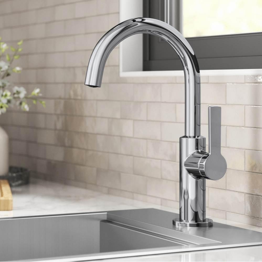 KRAUS&#xae; Oletto™ Single Handle Kitchen Bar Faucet in Chrome
