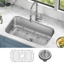 Kraus KBU44 - Premier 32'' Undermount 18-Gauge Stainless Steel Single Bowl Kitchen Sink
