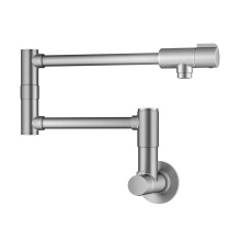 Kraus KPF-5003SFS - Bolden 2 Handle Wall Mount Pot Filler Faucet with Retractable Arm in Spot-Free Stainless Steel