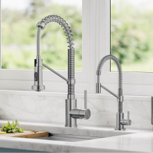 Kraus KPF-1610-FF-104SFS - Bolden Commercial Style Pull Down Kitchen Faucet and Water Filter Faucet Combo in Spot-Free Stainl