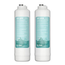 Kraus FC-101 - Replacement Filter Cartridges for Purita 2-Stage Under Sink Water Filtration System with Carbon Bl