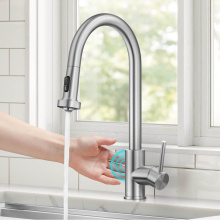 Kraus KSF-1616SFS - Bolden Touchless Sensor 2-Function Single Handle Pull Down Kitchen Faucet in Spot-Free Stainless S