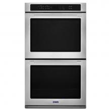 Maytag MEW9627FZ - 27-Inch Wide Double Wall Oven With True Convection - 8.6 Cu. Ft.