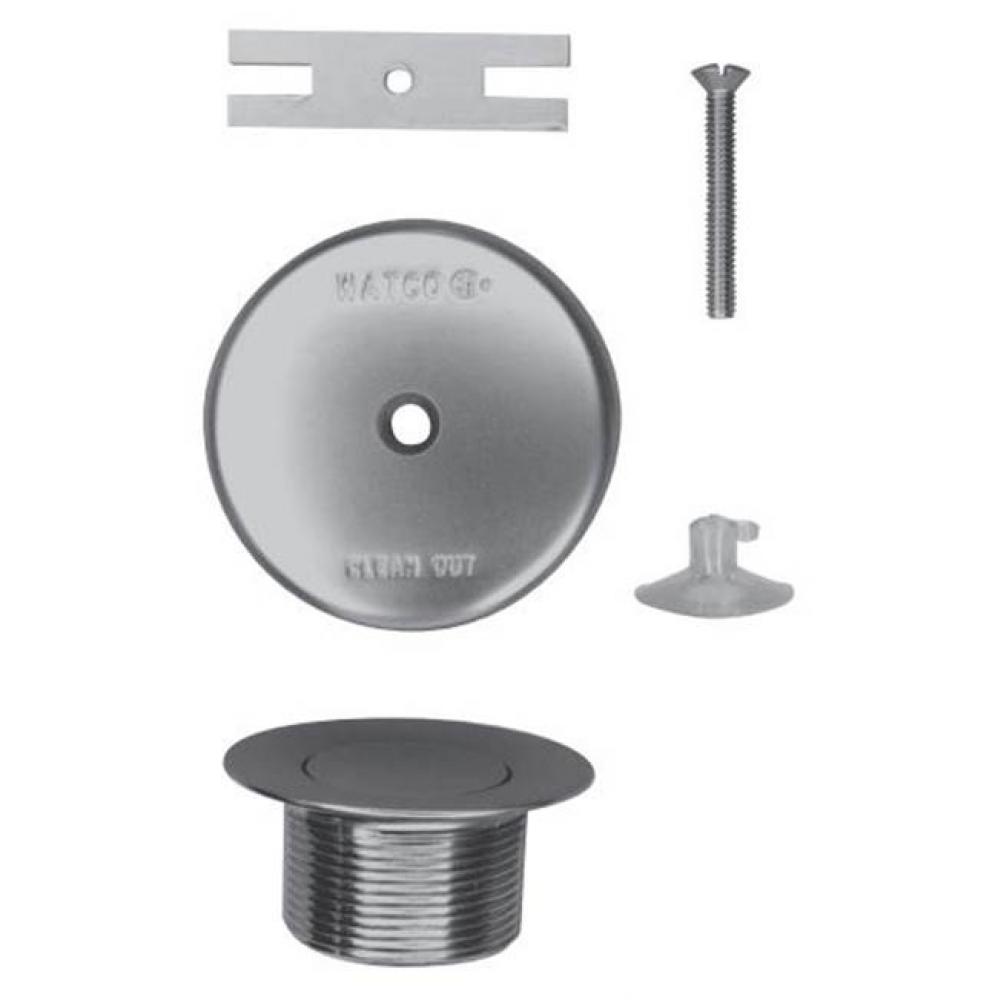 Presflo Trim Kit 1.625-16 X 1.25 Body Brushed Nickel 2-Hole Faceplate Carded