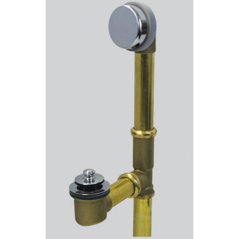 Innovator Push Pull Bath Waste Tubs To 24-In. 17G Brs Brs Chrome Plated New York Special