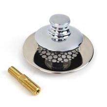 Watco Manufacturing 48751-FA-AB-G - Universal Nufit Fa Tub Closure - 3/8-5/16 Brs Pin Antique Brass Grid Strainer