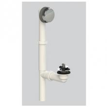 Watco Manufacturing 590-FA-PVC-WI-LTK - Foot Actuated Innovator Bath Waste Tubular Plastic Pvc Matte Black Less Test Kit