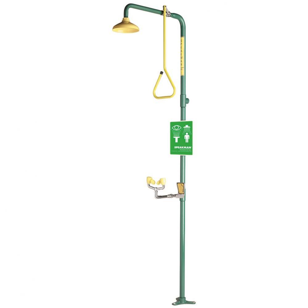 Speakman Traditional Series Combination Emergency Station with eye/face wash