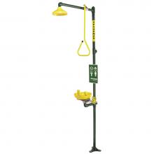 Speakman SE-695 - Speakman Traditional Series Combination Emergency Station with Plastic Bowl Eye/face Wash