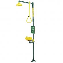 Speakman SE-697 - Speakman Traditional Series Combination Emergency Station with Plastic Bowl Eyewash