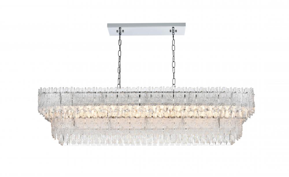 Emilia 50 inch Chandelier in Chrome