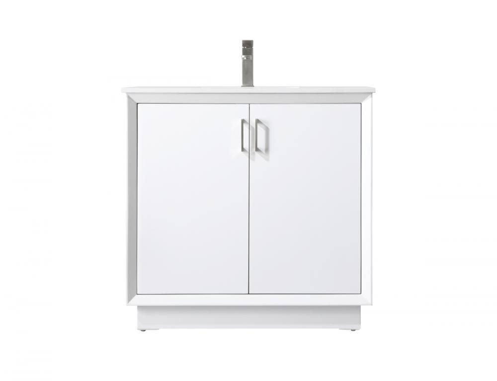 Vanity Cabinet 2Dr 36&#34;W x 22&#34;D x 35&#34;H white
