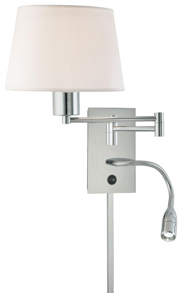 GEORGE&#39;S READING ROOM - 1 LIGHT LED SWING ARM WALL LAMP