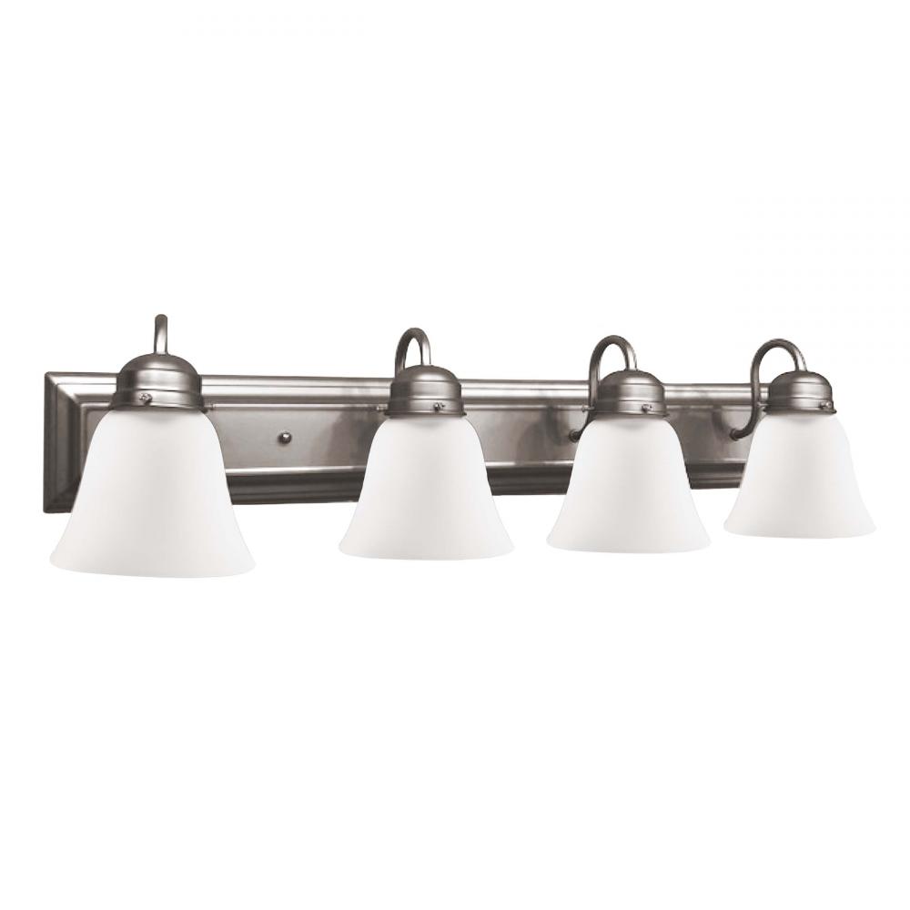 Zora 4-Light 30&#34; Square Back Vanity - NK