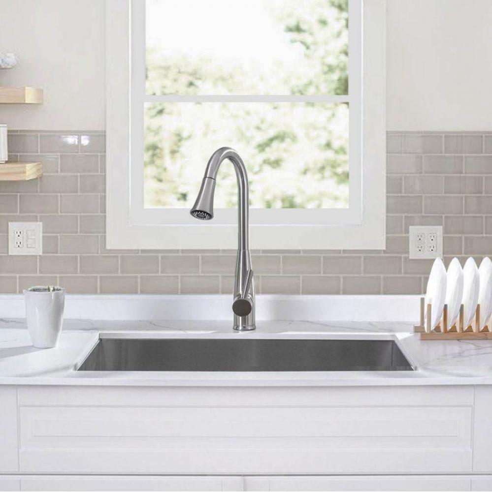 30&apos;&apos; Stainless Steel Undermount Sink